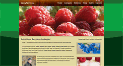Desktop Screenshot of berryfarm.hu